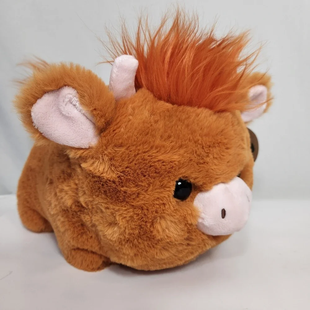 Aurora Spudsters Hamish Highland Cow Plush Stuffed Animal 34261 Cute Fluffy Soft